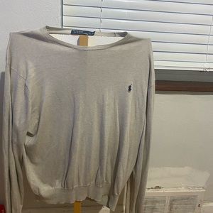 Ralph Lauren sweatshirt, lightly worn, non smoker thin sweatshirt